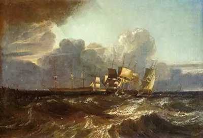 Ships Bearing up for Anchorage the Egremont Sea Piece William Turner